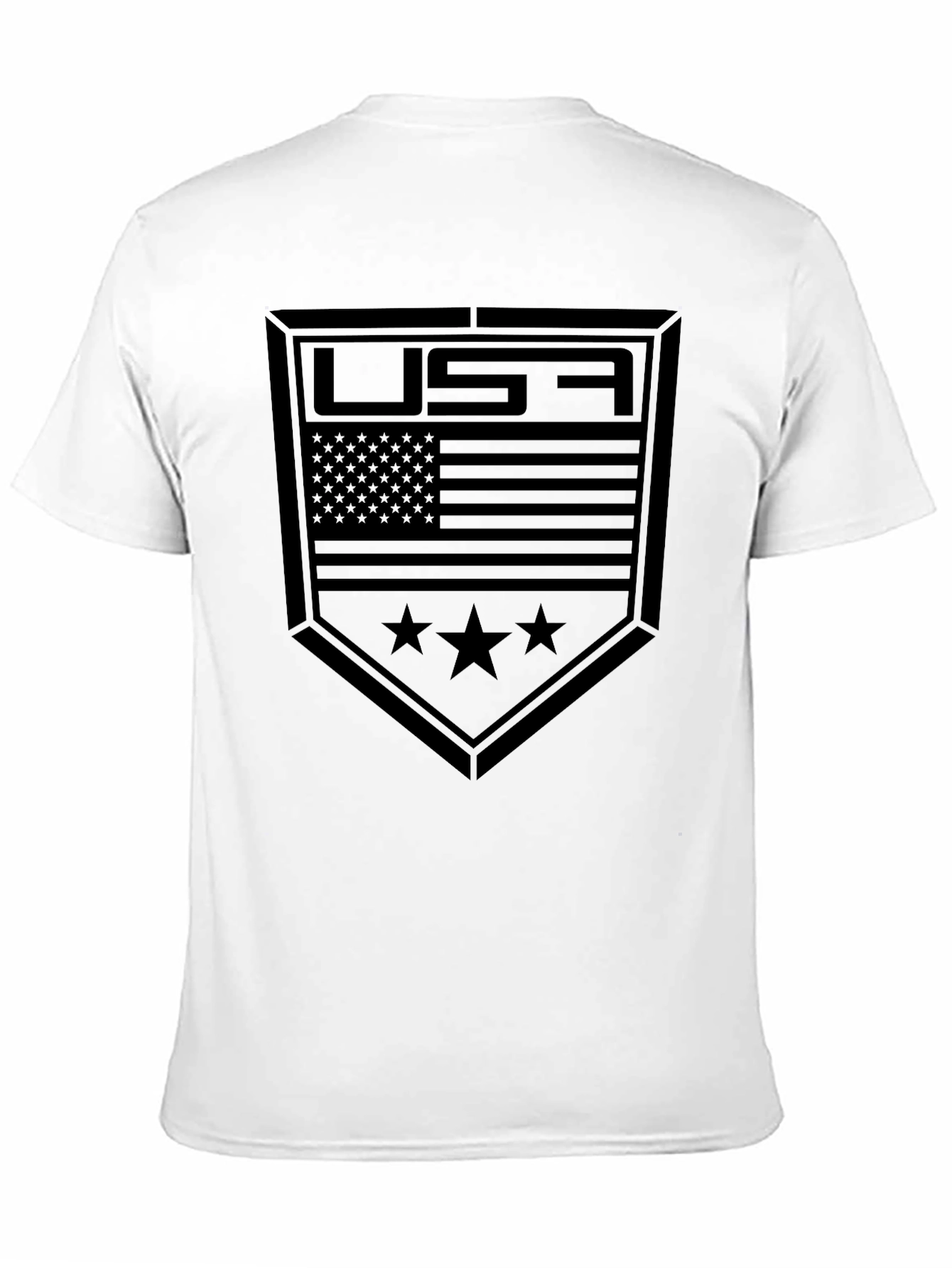 USA American Flag Graphic T-Shirt