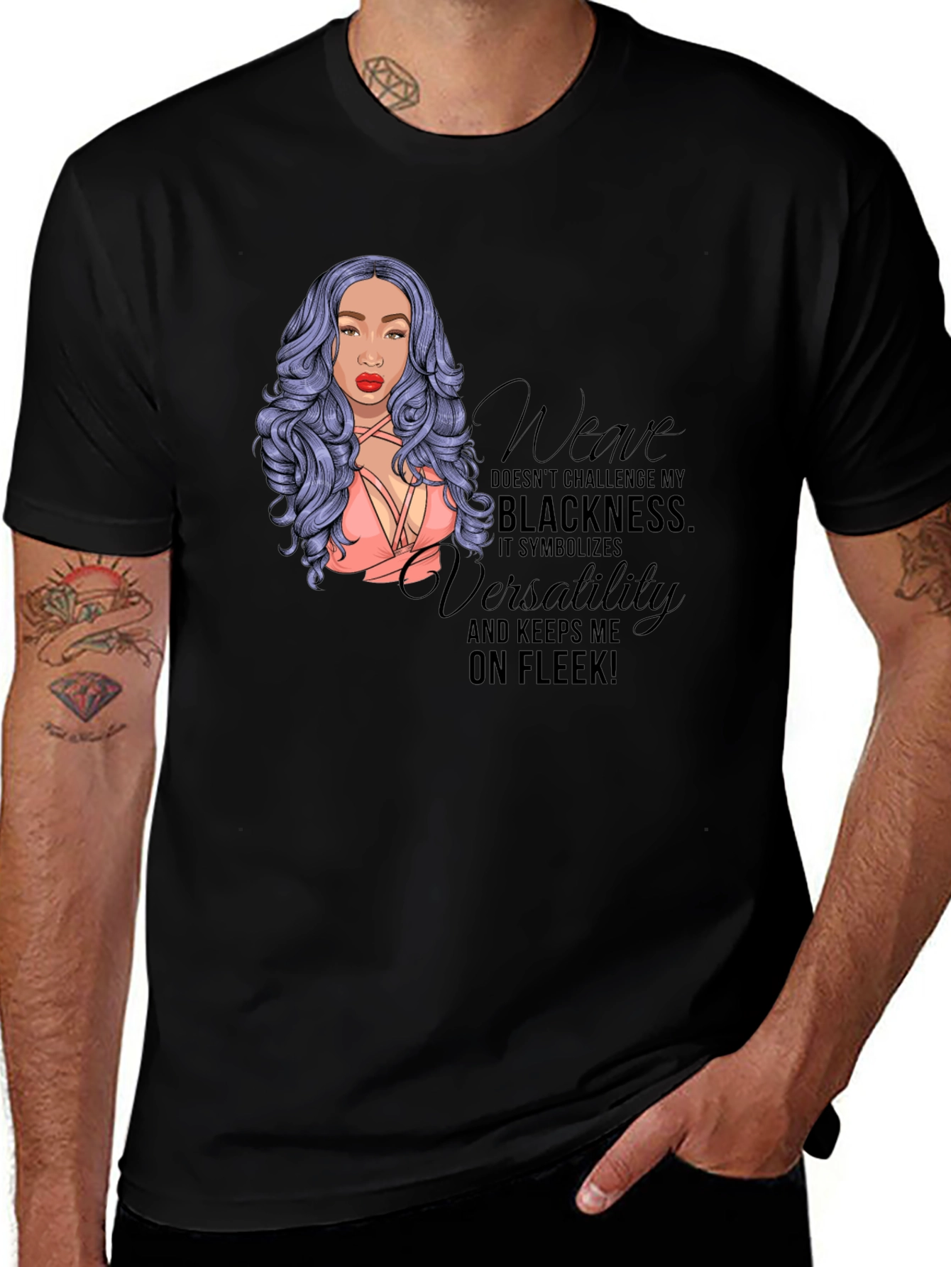 Weave On Fleek Graphic Tee