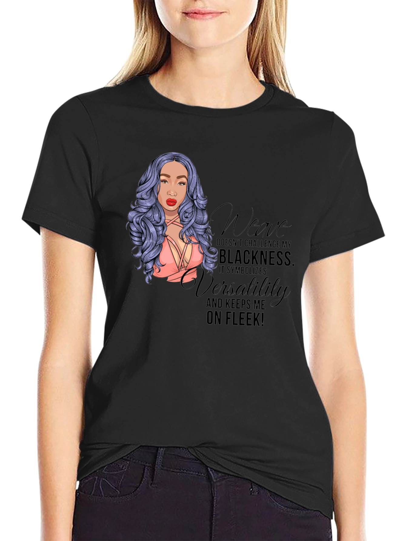 Weave On Fleek Graphic Tee