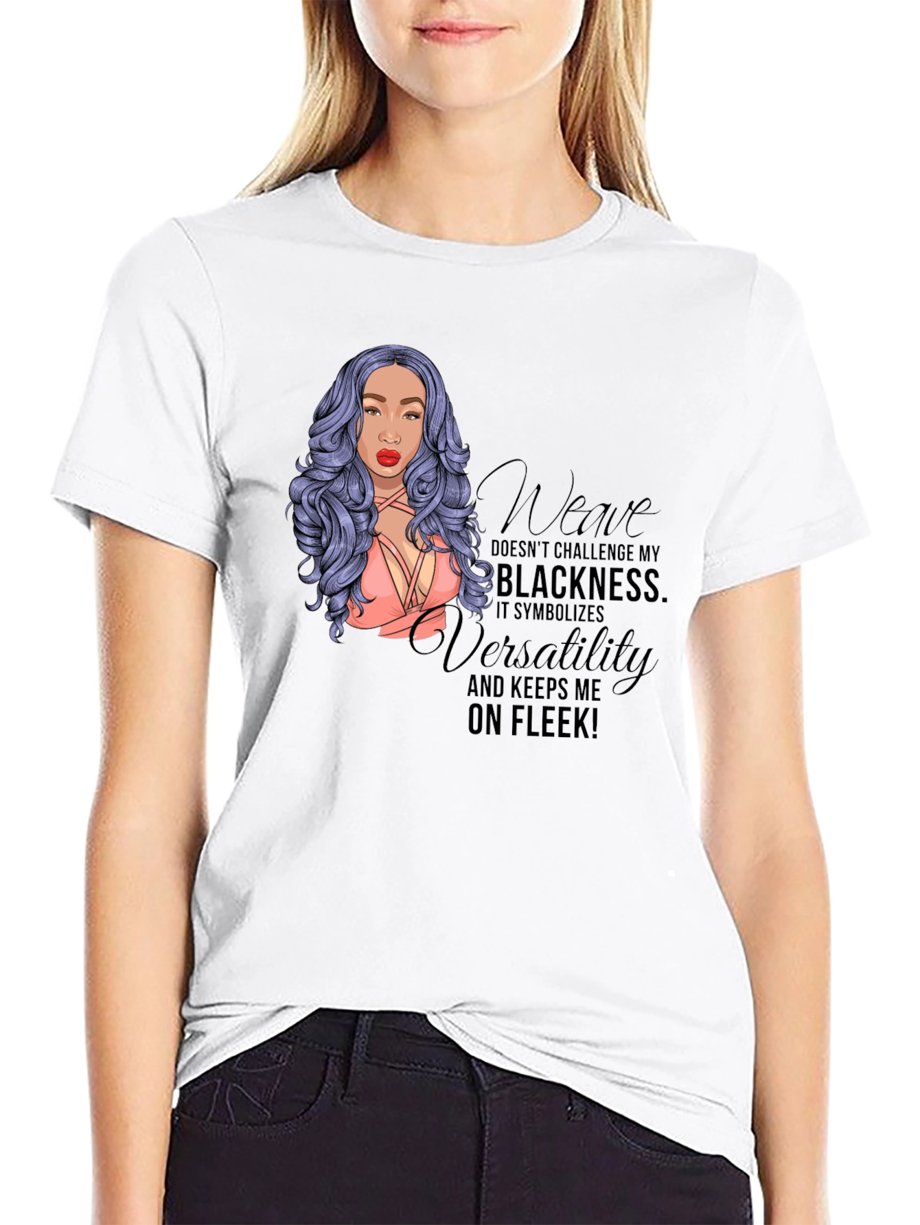 Weave On Fleek Graphic Tee