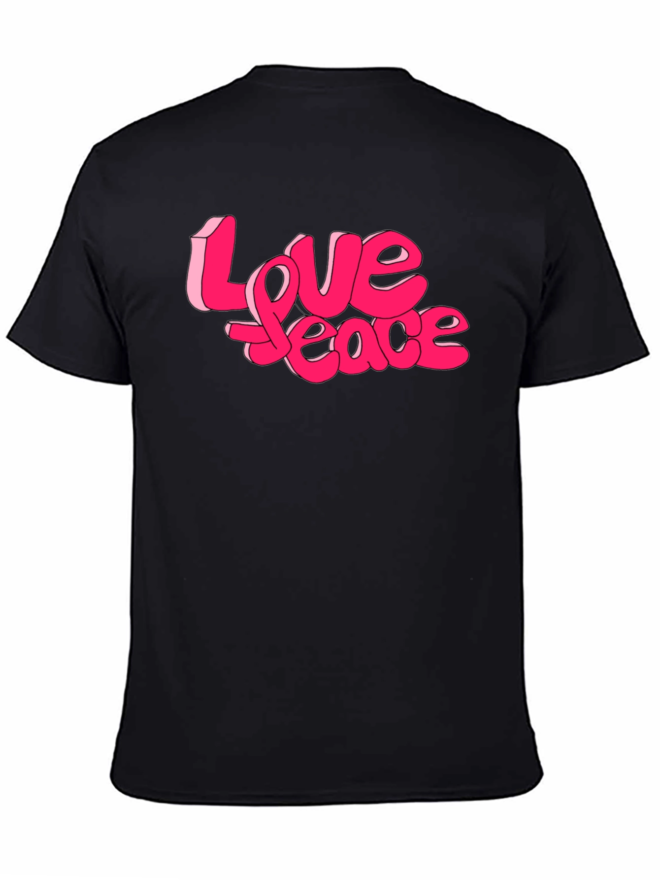 Love Peace Graphic Tee - Retro Style