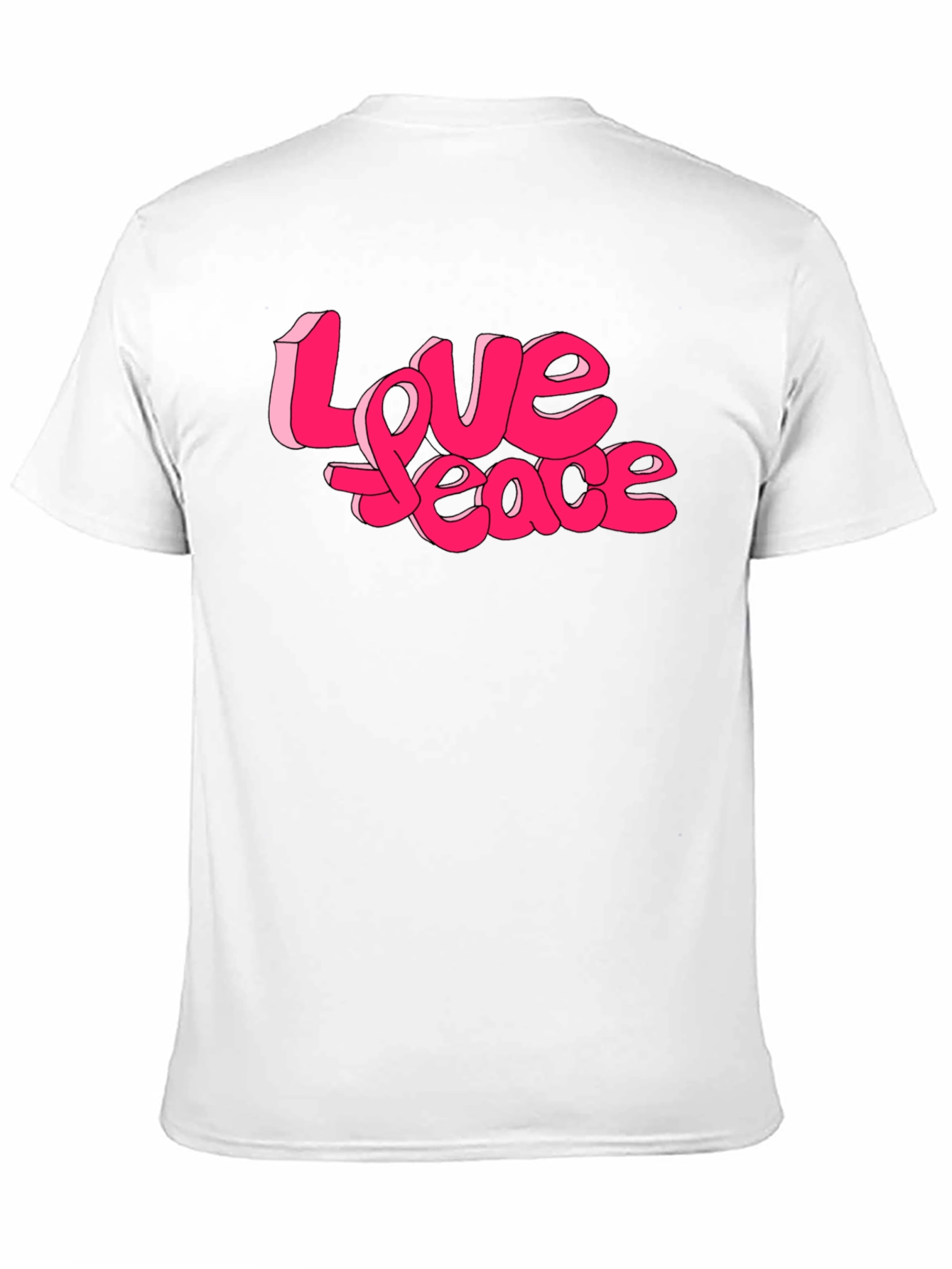 Love Peace Graphic Tee - Retro Style