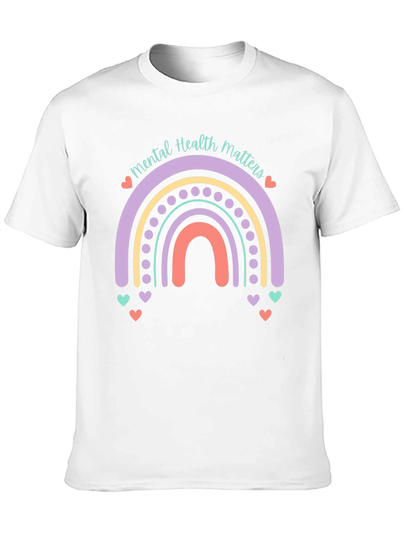 Mental Health Matters Rainbow Graphic Tee