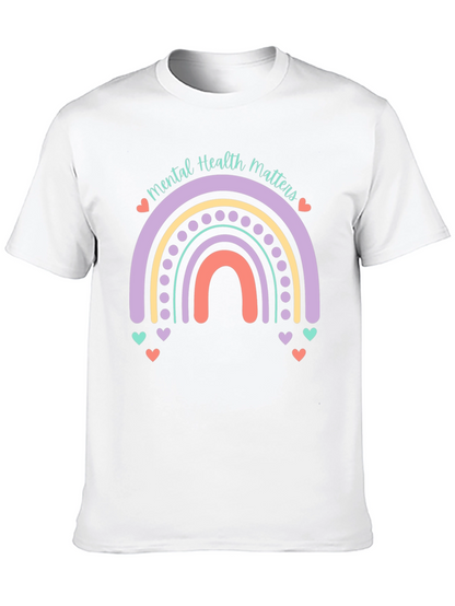 Mental Health Matters Rainbow Graphic Tee