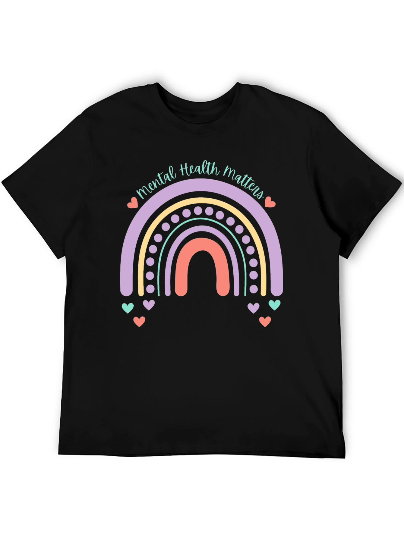 Mental Health Matters Rainbow Graphic Tee