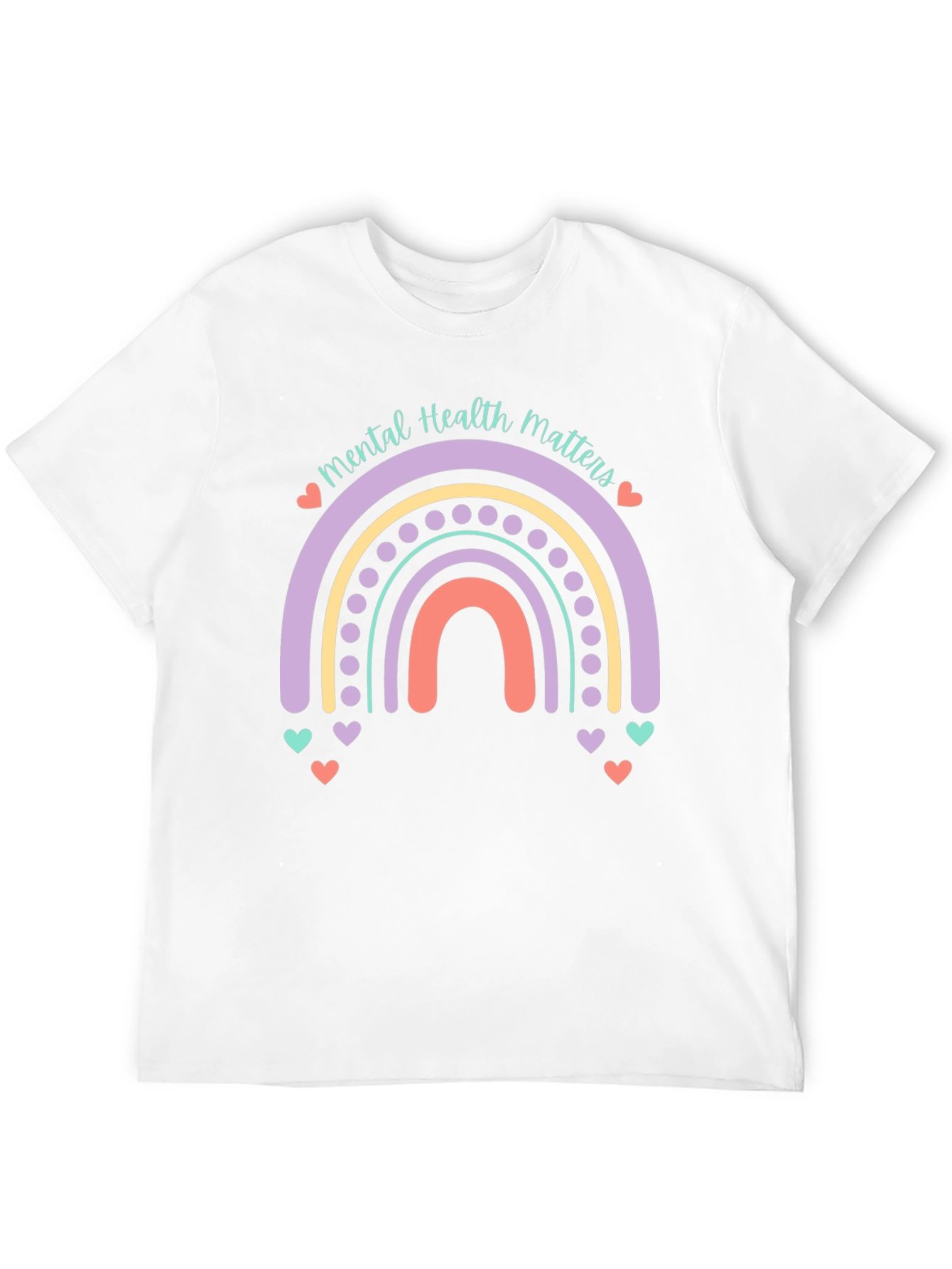 Mental Health Matters Rainbow Graphic Tee