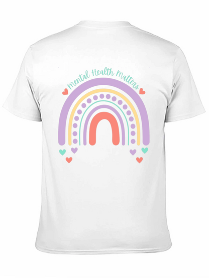 Mental Health Matters Rainbow Graphic Tee