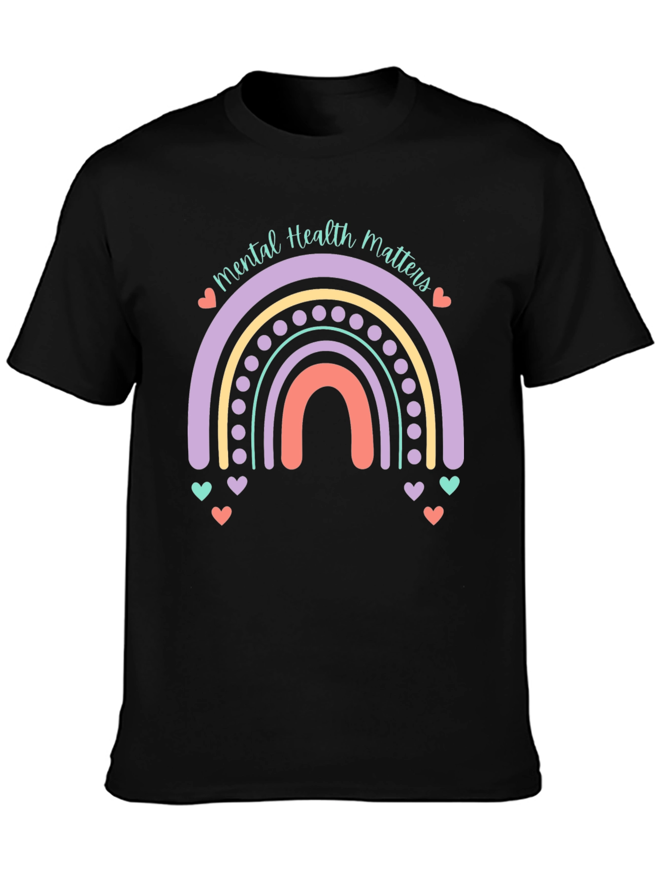 Mental Health Matters Rainbow Graphic Tee