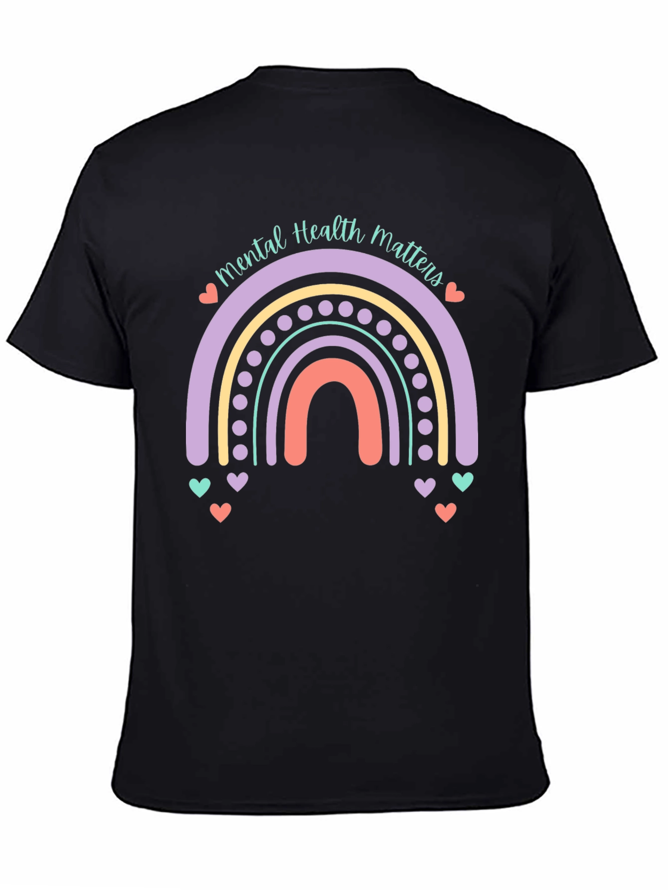 Mental Health Matters Rainbow Graphic Tee