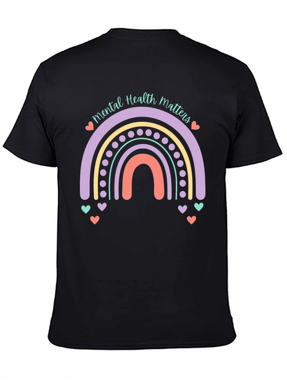 Mental Health Matters Rainbow Graphic Tee