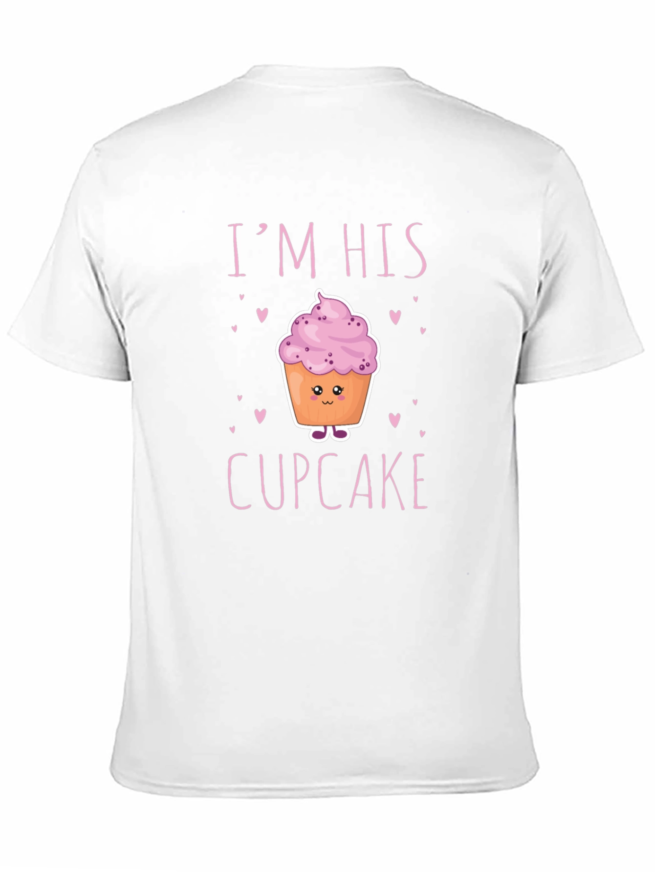 Im His Cupcake Graphic T-Shirt - Novelty Couple Tee