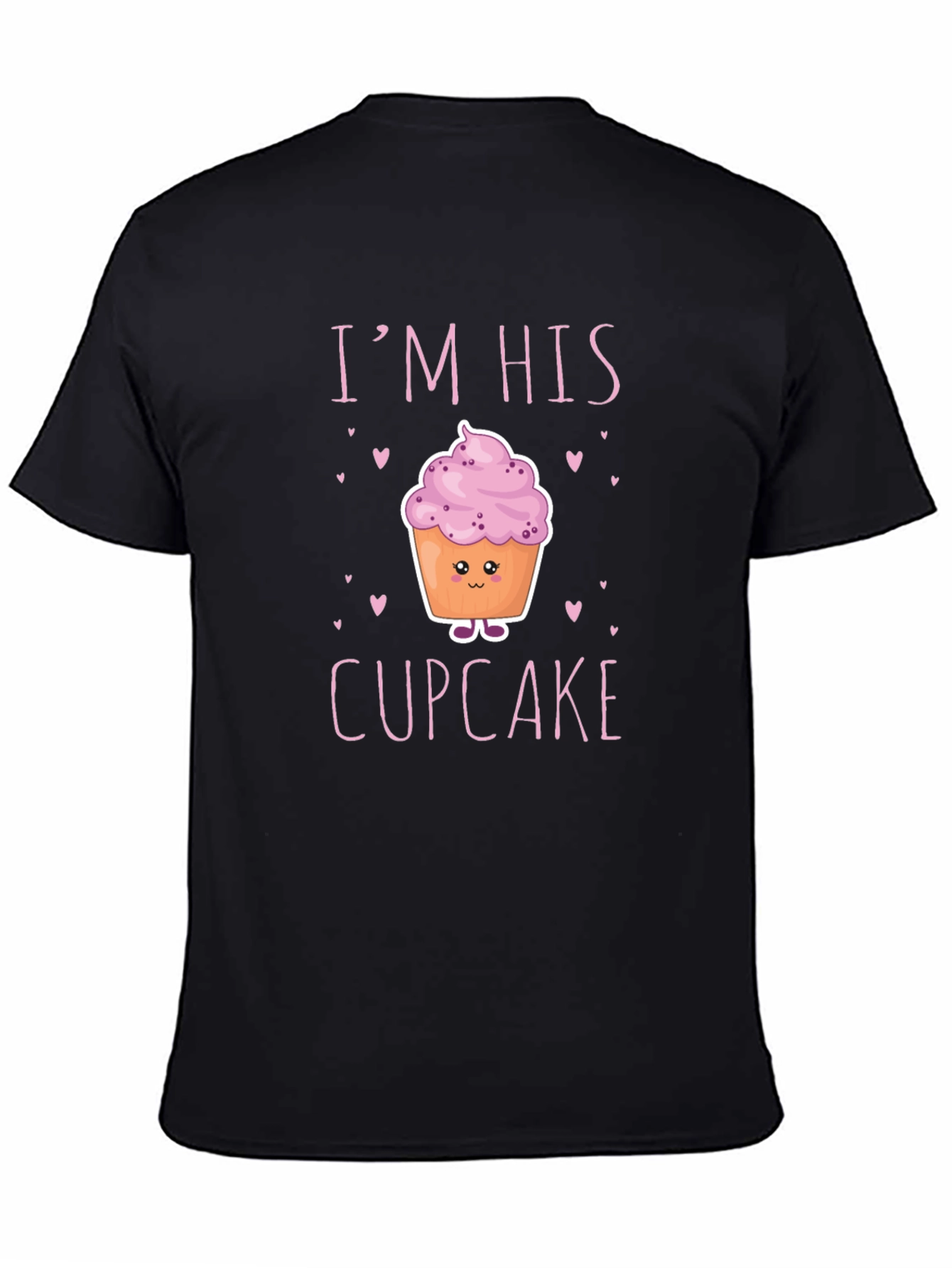 Im His Cupcake Graphic T-Shirt - Novelty Couple Tee