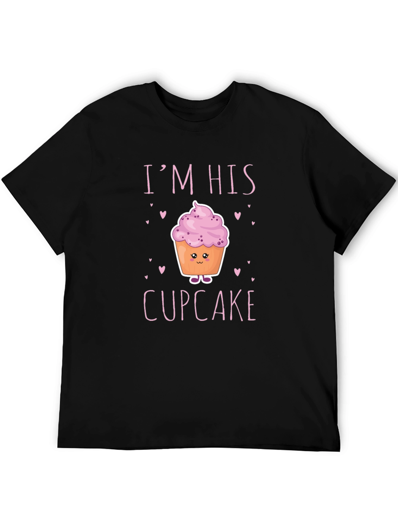 Im His Cupcake Graphic T-Shirt - Novelty Couple Tee