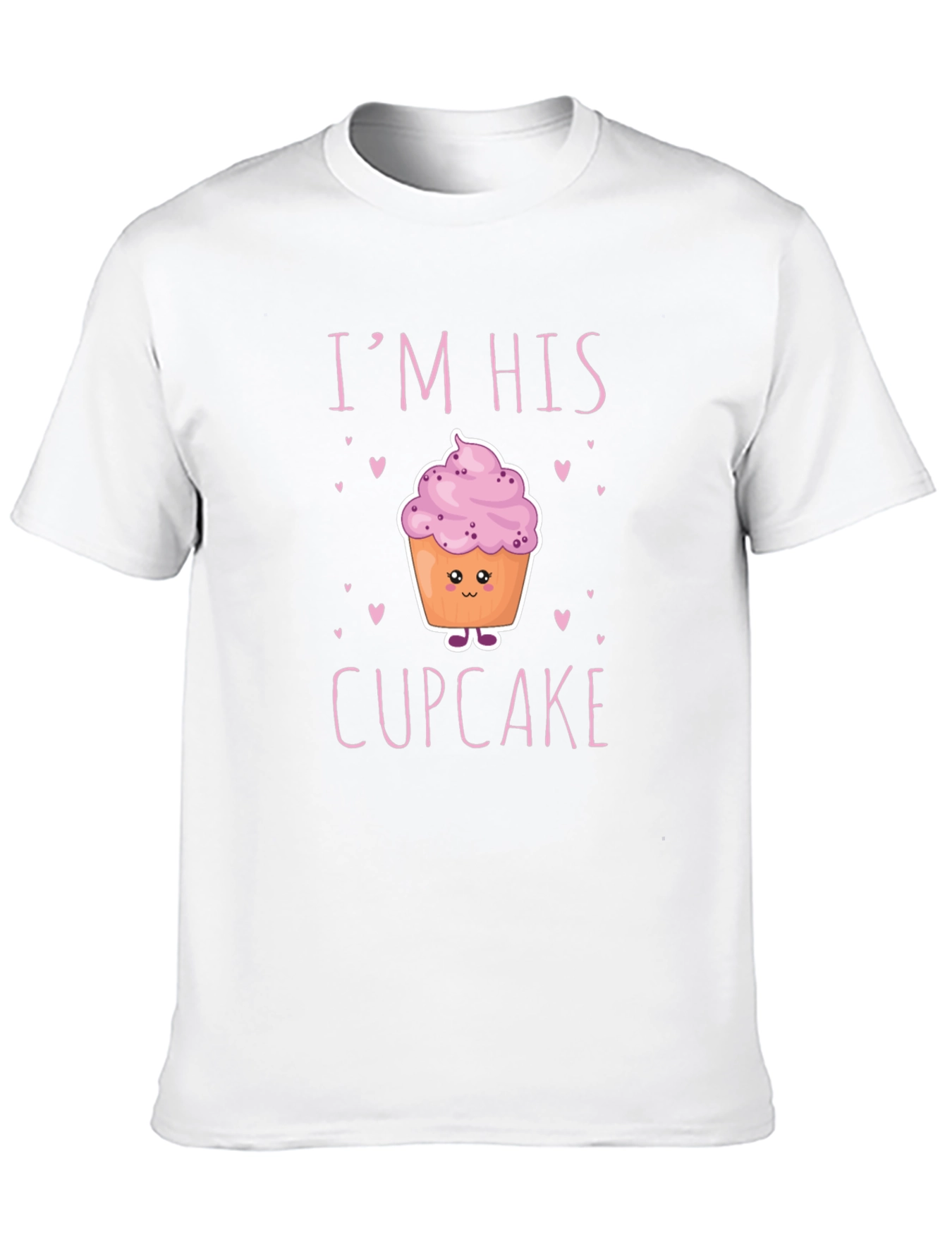 Im His Cupcake Graphic T-Shirt - Novelty Couple Tee