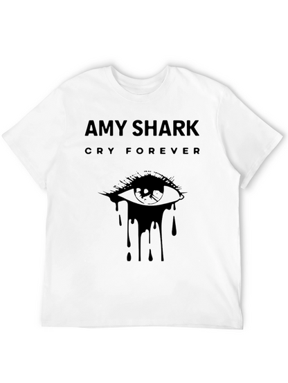 Amy Shark Cry Forever Black Graphic T-Shirt