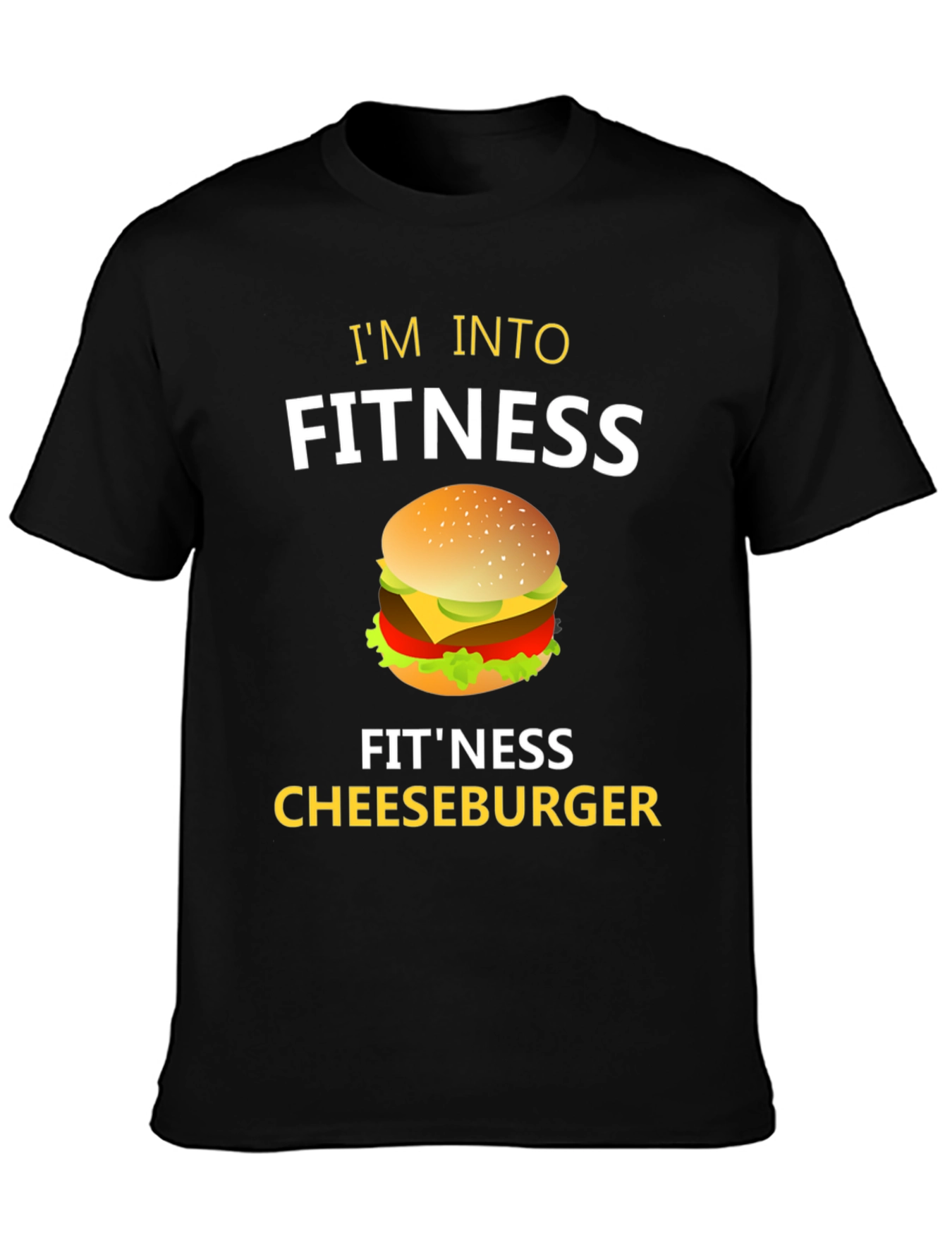 Fitness Cheeseburger Graphic Tee