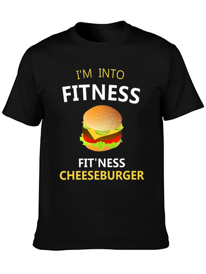 Fitness Cheeseburger Graphic Tee