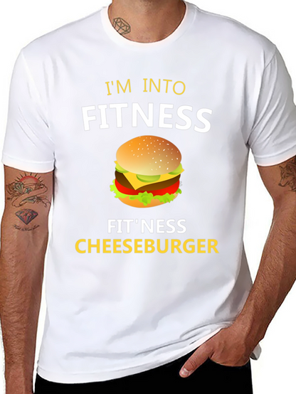 Fitness Cheeseburger Graphic Tee