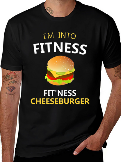 Fitness Cheeseburger Graphic Tee