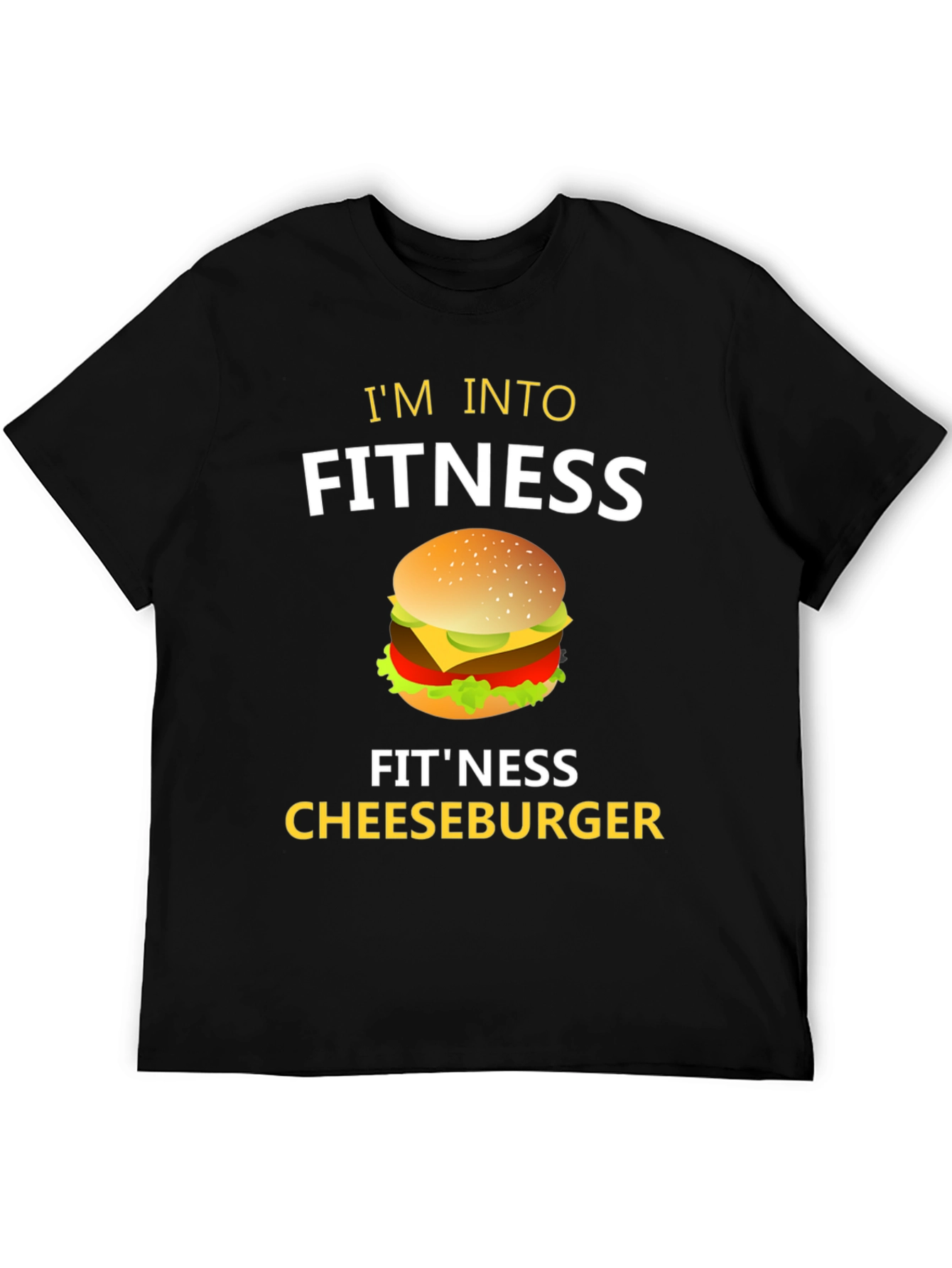 Fitness Cheeseburger Graphic Tee