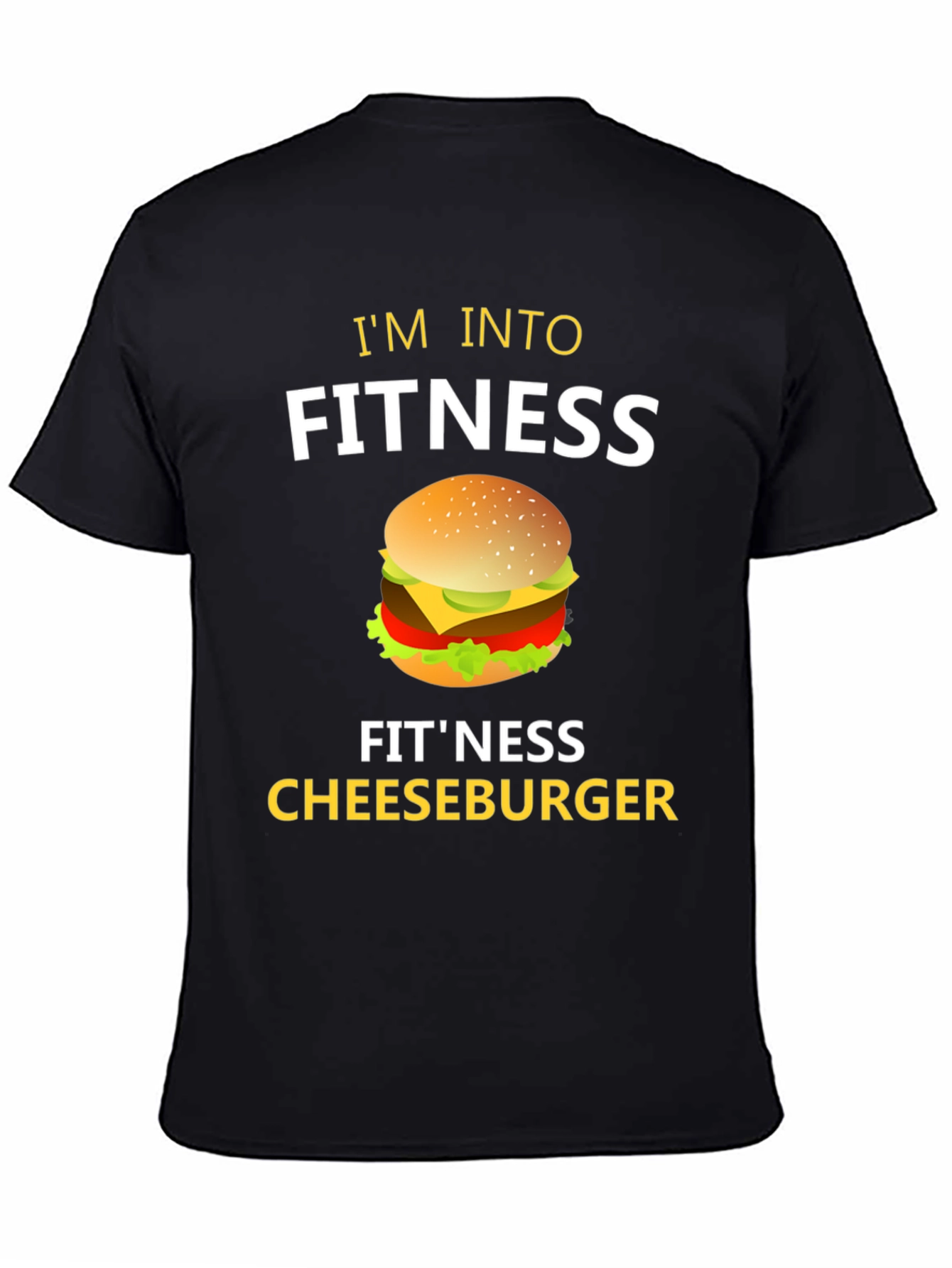 Fitness Cheeseburger Graphic Tee