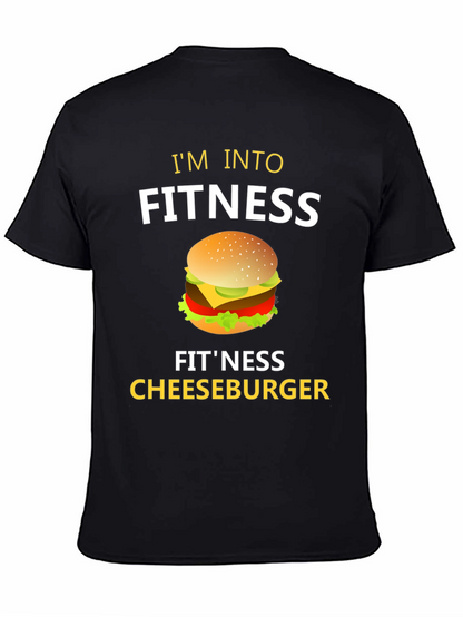 Fitness Cheeseburger Graphic Tee