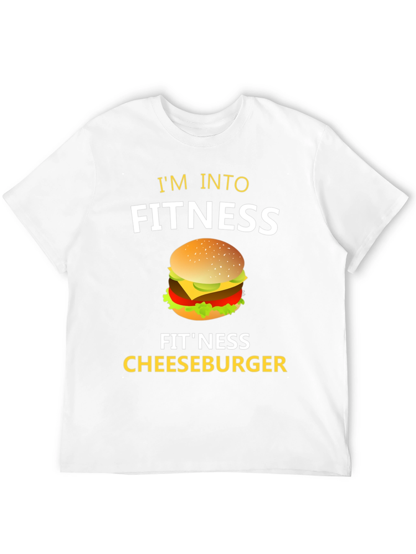 Fitness Cheeseburger Graphic Tee