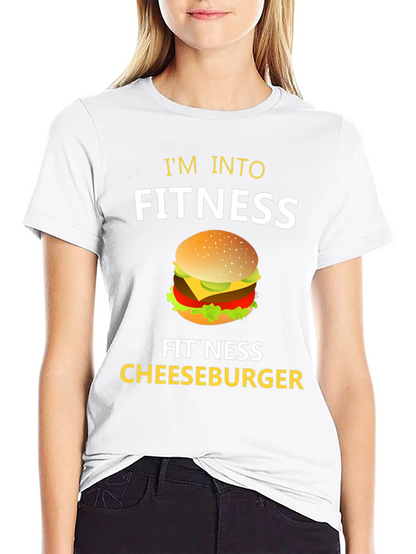 Fitness Cheeseburger Graphic Tee