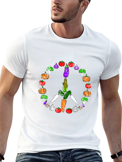 Vegan Peace Sign T-Shirt