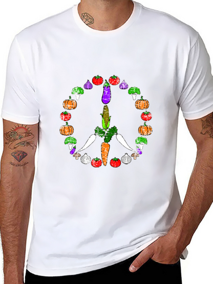 Vegan Peace Sign T-Shirt