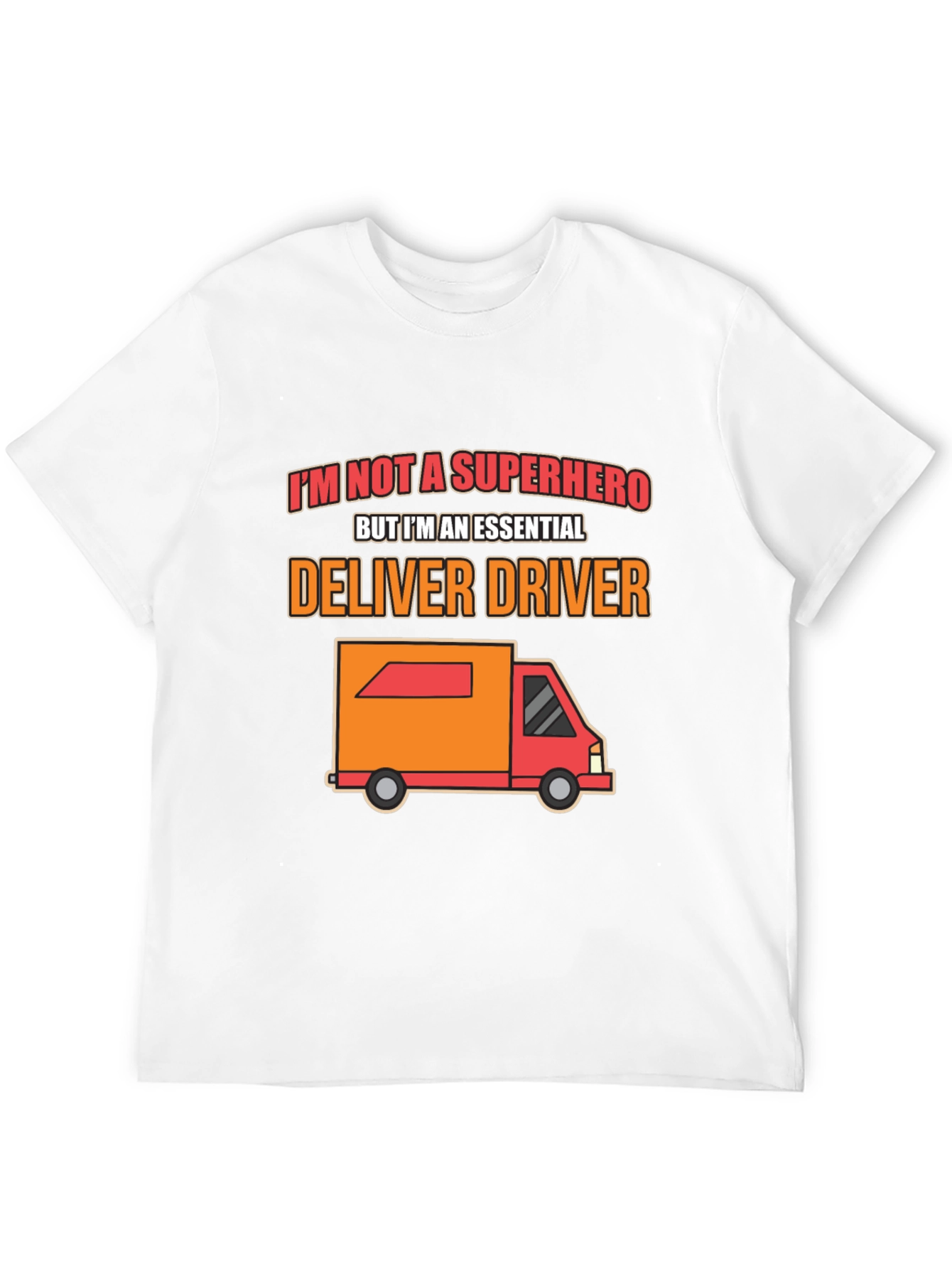 Essential Delivery Driver T-Shirt - Superhero Alternative