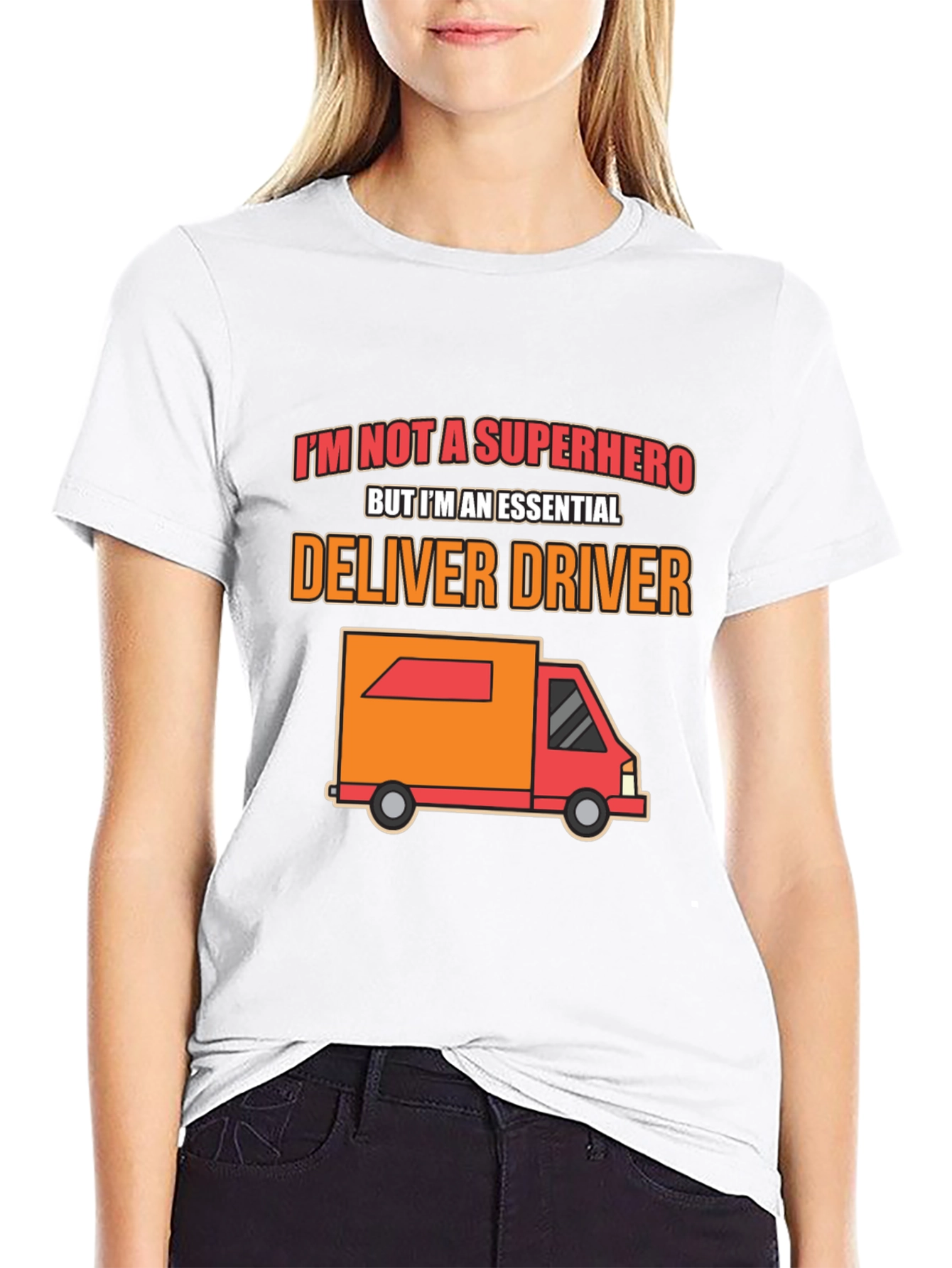Essential Delivery Driver T-Shirt - Superhero Alternative