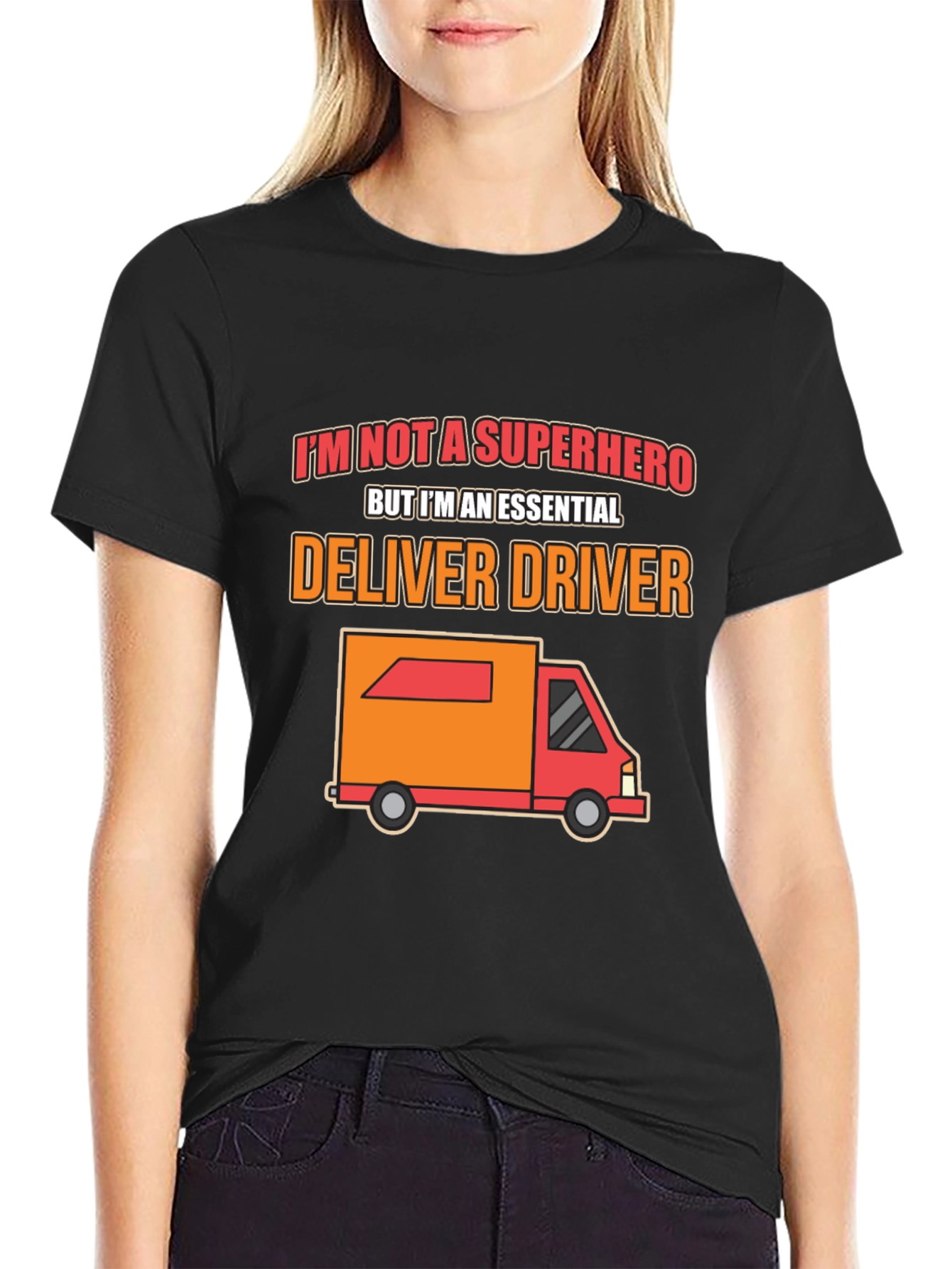 Essential Delivery Driver T-Shirt - Superhero Alternative