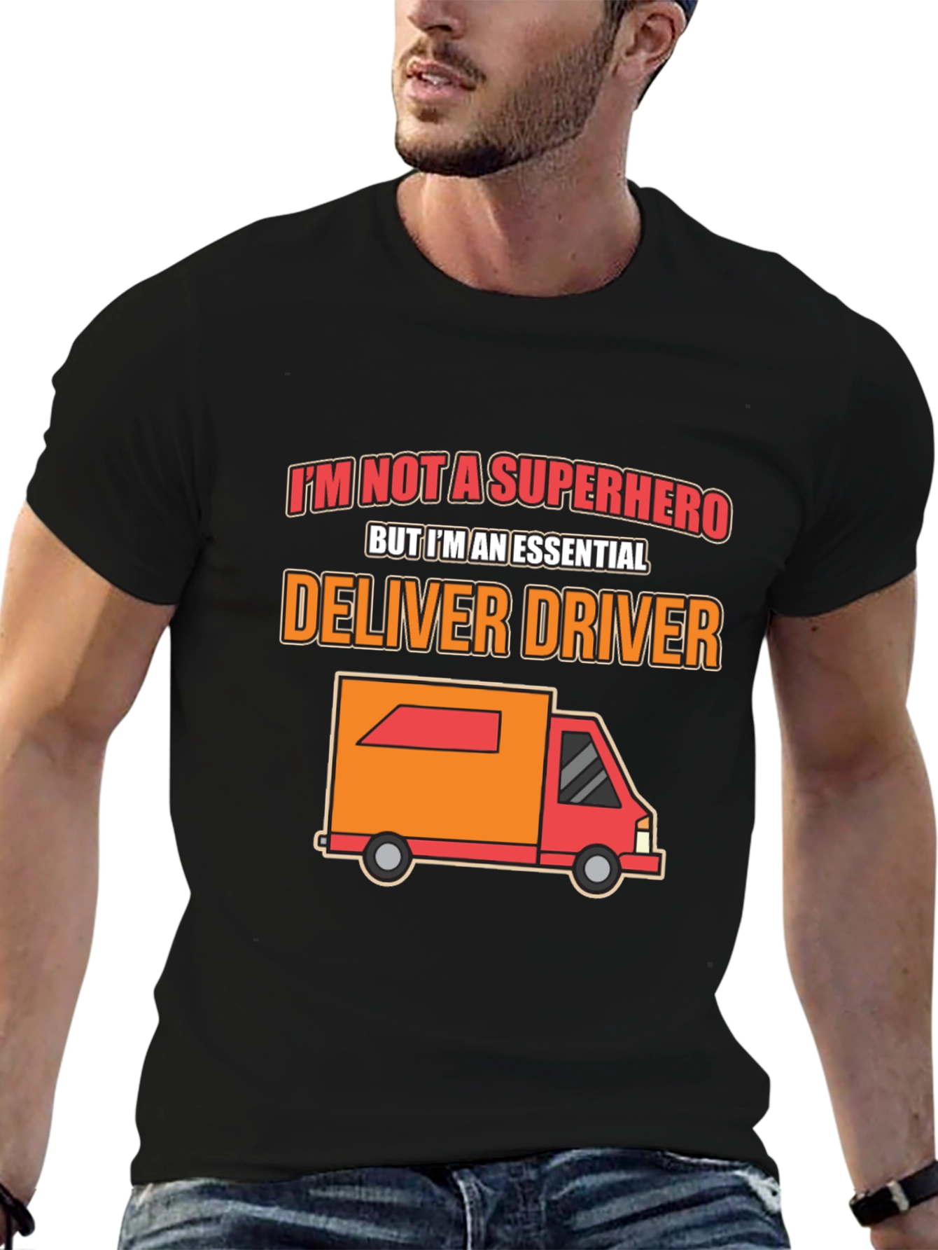 Essential Delivery Driver T-Shirt - Superhero Alternative