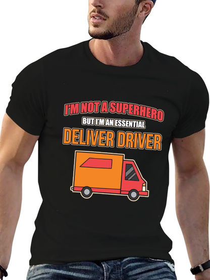 Essential Delivery Driver T-Shirt - Superhero Alternative