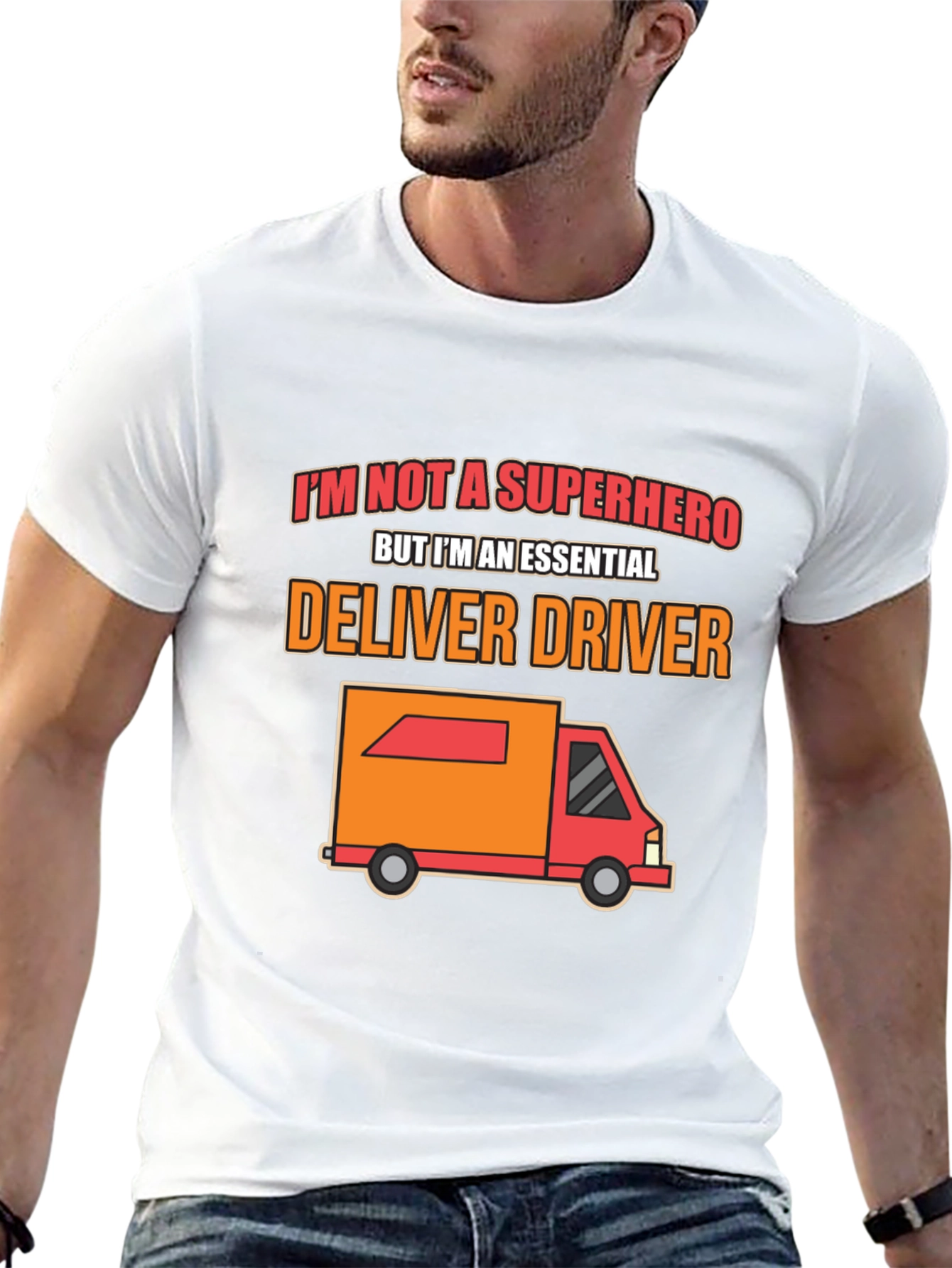 Essential Delivery Driver T-Shirt - Superhero Alternative