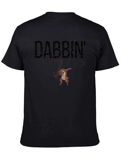 Dabbin Through the Snow Graphic Tee - Black