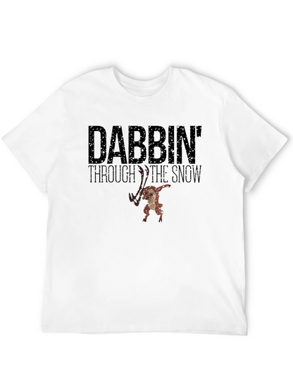 Dabbin Through the Snow Graphic Tee - Black