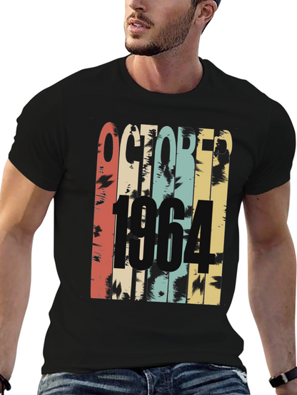October 1964 Retro Birthday T-Shirt
