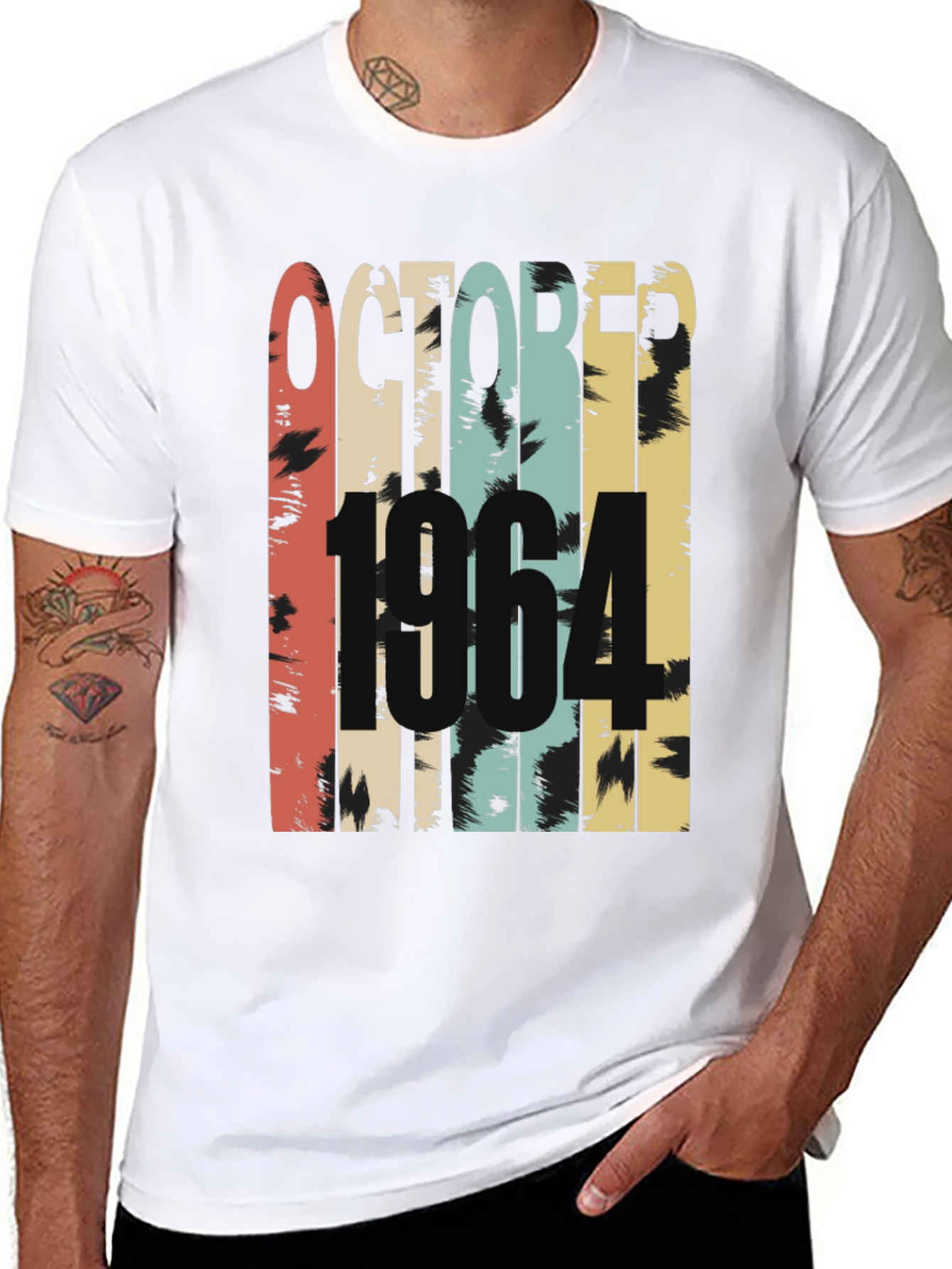 October 1964 Retro Birthday T-Shirt