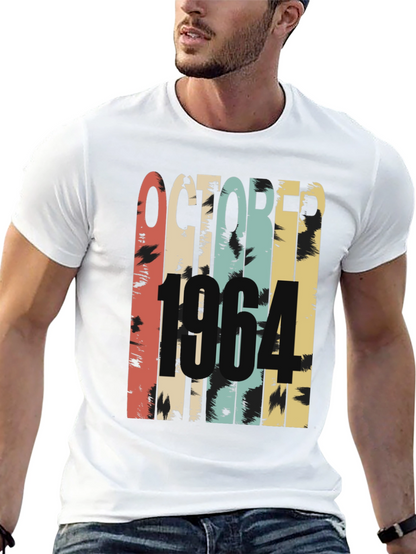 October 1964 Retro Birthday T-Shirt