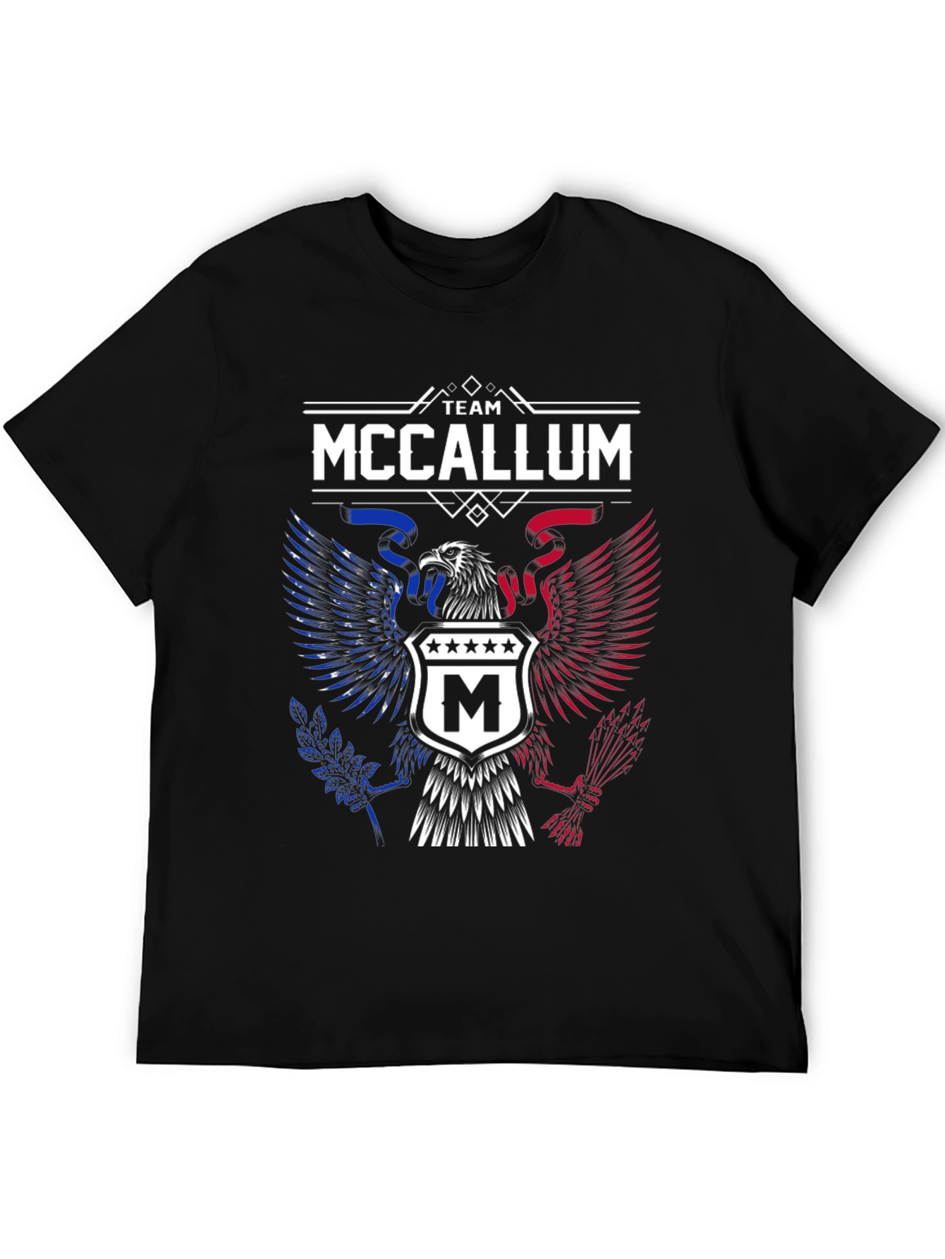 Team McCallum Eagle Crest Graphic T-Shirt