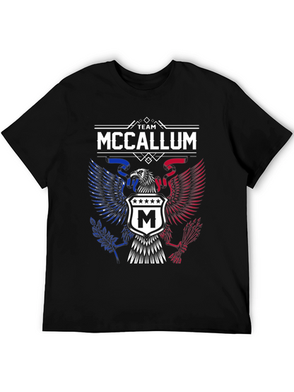 Team McCallum Eagle Crest Graphic T-Shirt