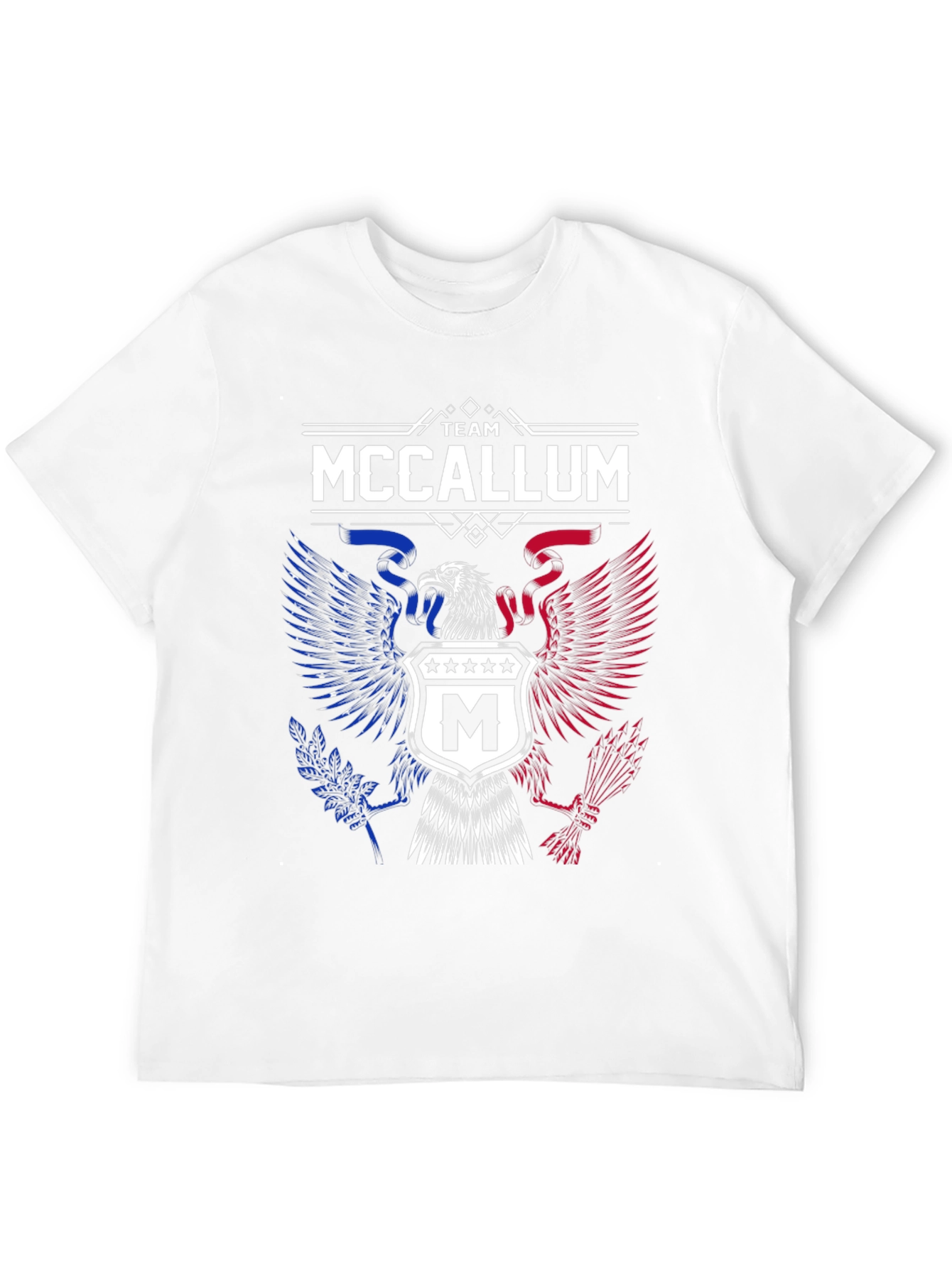Team McCallum Eagle Crest Graphic T-Shirt