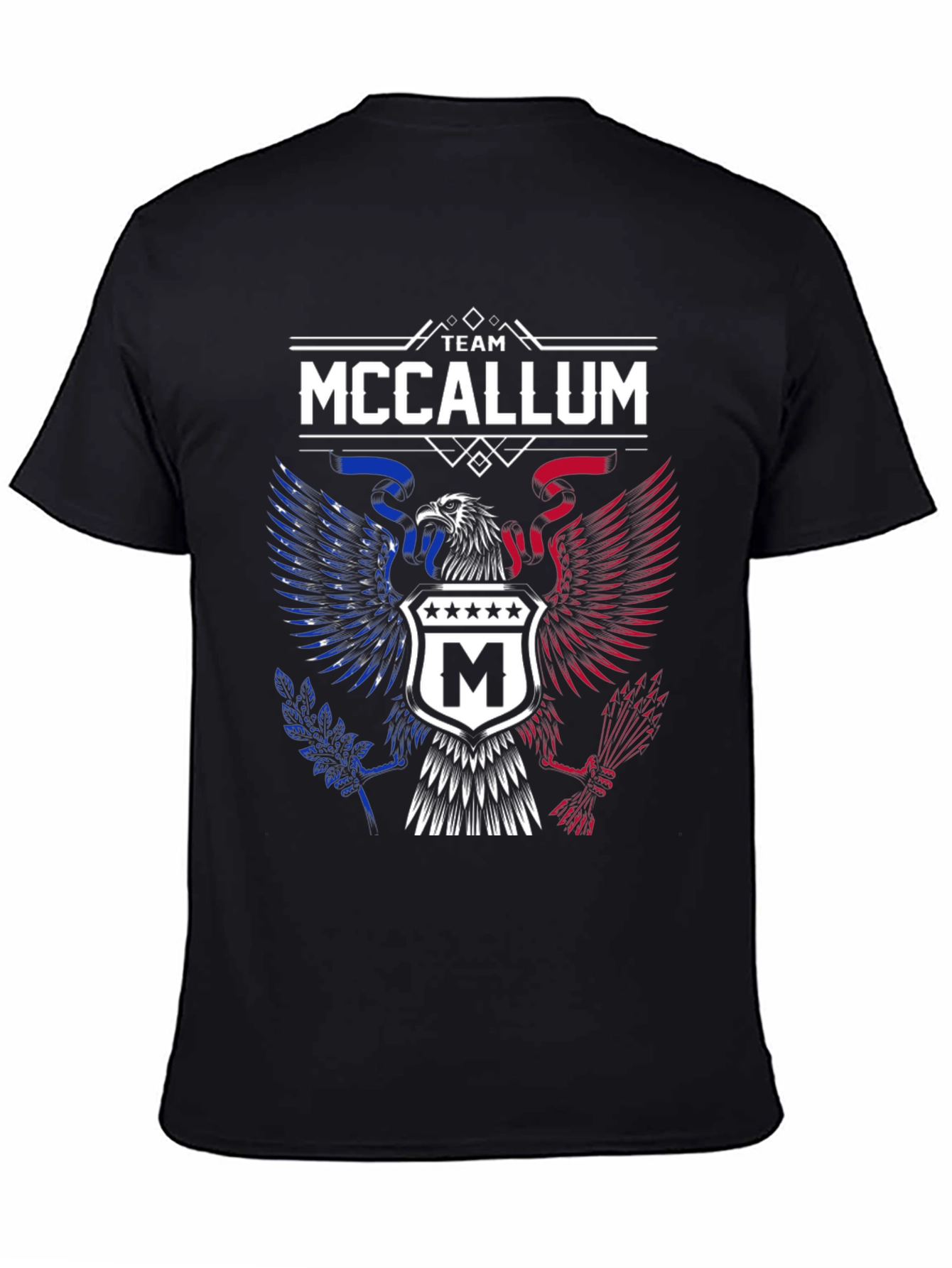 Team McCallum Eagle Crest Graphic T-Shirt