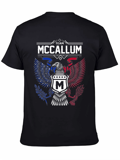 Team McCallum Eagle Crest Graphic T-Shirt