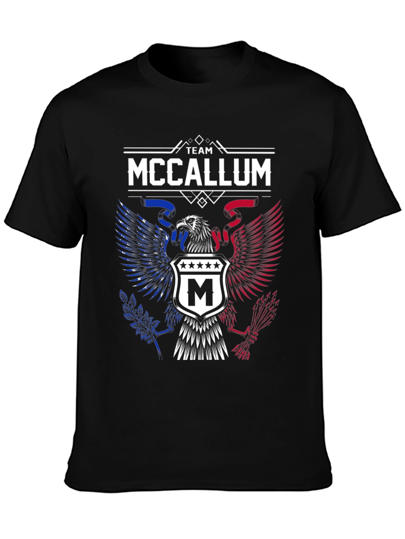 Team McCallum Eagle Crest Graphic T-Shirt