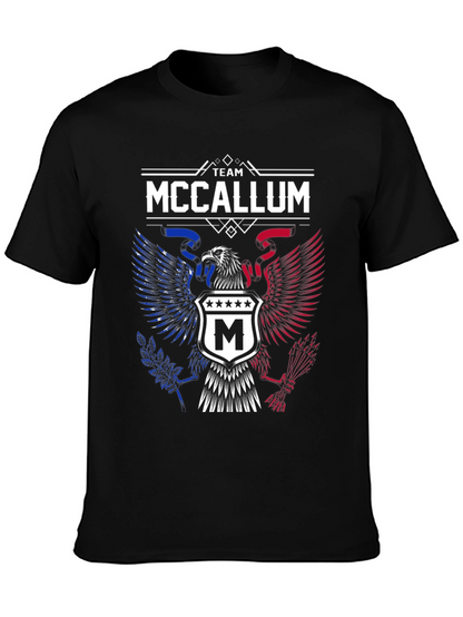Team McCallum Eagle Crest Graphic T-Shirt