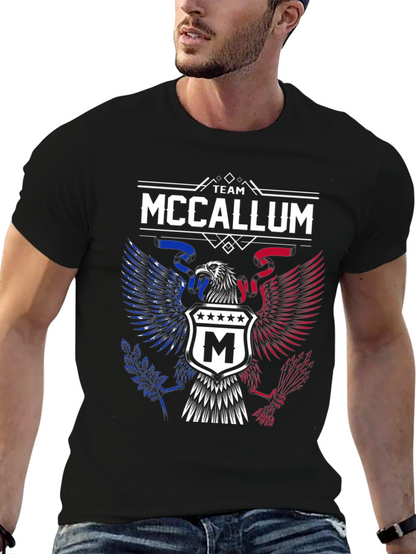 Team McCallum Eagle Crest Graphic T-Shirt