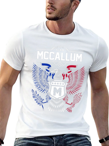 Team McCallum Eagle Crest Graphic T-Shirt